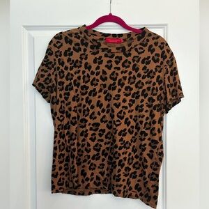 Philanthropy leopard tshirt